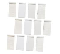 Kichvoe 12pcs Mini Pocket Notepads Khaki Kraft Paper Planning Handbook Scheduling Notebooks Portable for Carrying in Backpack Or Birthday