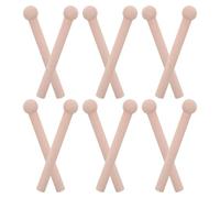 Kichvoe 12pcs Wood Pegboard Hooks Round Sphere Shape for Easy Installation and Storage, Versatile Wooden Pegs for Organising Tools in Studies and Bathrooms