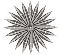 Kichvoe 15pcs Fountain Pen Nibs Pen Tips for Students and Artists Easy to Write Easy to Install Metal with Workmanship for Practice Calligraphy and Office Use