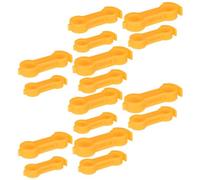 Kichvoe 16pcs Small Parrot Leg Corrector Braces for Chicks and Small Birds, Plastic Splayed Leg Treatment with 3.5mm, 4mm, 5mm, 6mm Hoops, for Bird Breeders and Avian Rehab