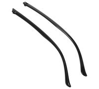 Kichvoe 1pair Eyeglass Temple Replacement Arms No Screw Design for Quick Glasses Repair Lightweight Comfortable Eyewear Legs Black Spare Parts for Plastic Frames Easy Home Installation