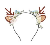 Kichvoe 1pc Reindeer Antlers Headband Antler Headdress Deer Floral Headband Christmas Party Supplies Reindeer Headband Ears Adult Women Christmas
