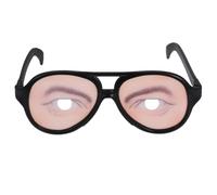 Kichvoe 1pcs Funny Glasses for Halloween - Prank Eyeglasses - Goofy Party Props with Googly Eyes for Men