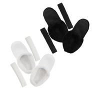 Kichvoe 2 Pairs Clog Liners with Fleece Cover and Detachable Inner Liner | Plush Cotton and Flannel Build, Thickened Soft Feel, for House Slippers and Bootie Slippers