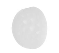 Kichvoe 20 Pcs Pebble Mould Stone Silicone Mould Non-Stick Easy to Clean Creative Irregular Stone Shape White Silicone for DIY Crafts Making