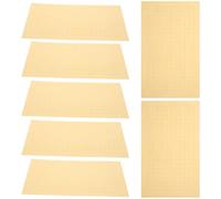 Kichvoe 20 Sheets Yellow Calligraphy Paper Sheet with Standard Size Grid, Lightweight and Portable Paper for Chinese Calligraphy Practice at Home, for Beginners and Lovers