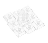 Kichvoe 20pcs Keycaps for Mechanical Keyboards, High Transparency Abs Key Caps Covers with Stunning Visual Effect, Easy Maintenance Replacement for Gaming and Office Keyboards