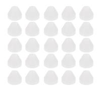 Kichvoe 20pcs Pen Turning Supplies Pen Gaskets Pe Material Sturdy Practical White Insulation Bushings for Wood Turning