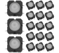 Kichvoe 20pcs Waterproof Momentary Push Button Switches, 8.5x8.5x5mm Silicon Tactile On-off Buttons, Miniature Pcb Mount for Electronics and Automotive Applications