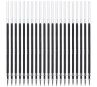 Kichvoe 24pcs Black Gel Pen Refills with Fine Point and Replaceable Refills for School and Office Use, Smooth Quick-Drying Ink for Precise Writing and Daily Tasks