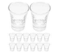 Kichvoe 24pcs Glass Holy Communion Cups 10ml Small Chalices Goblets Set for Standard Church Communion Trays Religious Wine Shot Glasses for Holy Tableware Ceremony
