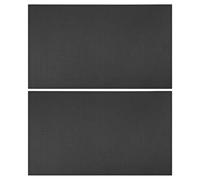 Kichvoe 2pcs Aquarium Base Mat, Aquarium Under Padding, Fish Tank Leveling Pad to Protect Base, 6 Mm/0.24 in Thick Shock Absorbing Accessory for Reptile Tank