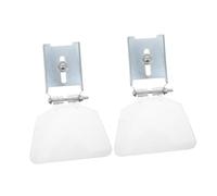 Kichvoe 2pcs Bench Grinder Protective Cover Replacement Kit, Stainless Steel Splash Guards 17x12x6.8cm with Universal Fit and Corrosion Resistance for Workshop and Industrial Settings