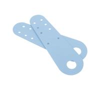 Kichvoe 2pcs Blue Pu Leather Roller Skate Toe Caps with Breathable and Abrasion Resistant Features, Precisely Tailored Shape for Young Skaters Indoor and Outdoor Skating Protection