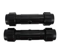 Kichvoe 2pcs Boat Paddle Connectors for Kayak and Inflatable Boat, Abs Material Thickened Design, Easy to Assemble and Release, One Tube and Two Thread Caps, for Water Sports Paddle Oar