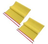 Kichvoe 2pcs Chinese Water Writing Cloth Scrolls for Beginners, White Oxford Fabric Water-absorbing and Good Toughness Features, for Water Colour Painting at Home