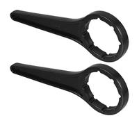 Kichvoe 2pcs Drum Lid Wrench for Chemical Drums, Black Pp Material, Sturdy and Resistant to Damage, Practical Spanner Wrench Enhancing Work Efficiency for Chemical Industry