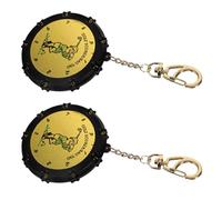 Kichvoe 2pcs Golf Stroke Counter Score Keeper with Keychain, Compact Abs