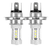 Kichvoe 2pcs H4 80w Super Bright LED Headlight Bulbs with 16 Smd Chips, Hi-lo Beam Vehicle Head Lamps, White Dc12v Fog-resistant Daytime Running Lights for Cars