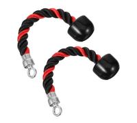 Kichvoe 2pcs Heavy Duty Tricep Pull Rope Attachment with Non-slip Grip for Cable Machines, Multicolor Single Head Fitness Pull down Ropes for Biceps and Tricep Strength Training at Gym