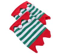 Kichvoe 2pcs Horse Leg Wraps Set Breathable Striped Protective Standing Sleeves for Front Legs Comfortable Horse Guards Suitable for Holiday Party Decorations