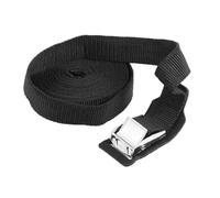 Kichvoe 2pcs Kayak Fastening Straps 4m Long Black Cargo Binding Belt with Quick-release Buckle for Roof Rack Tie and Outdoor Water Sports