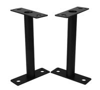 Kichvoe 2Pcs LED Display Hanging Bracket: Sign Suspension Bracket Signage Holder - Menu Board Screen Hanger Rack for Wall, Ceiling, Side Mount Installation, Unshakeable Stability