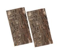 Kichvoe 2pcs Natural Cork Bark for Terrarium Decor Delicate Landscape Background for Reptile Tanks Aquariums Turtle Habitats Enhance Visual Depth Create Safe Habitat for Pets