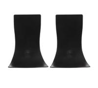 Kichvoe 2pcs Plastic Drip Tray Convenient Drip Catcher Thin Design Black Bathroom Tray for Homes and Hospitals