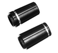 Kichvoe 2pcs Plastic Golf Club Ferrules with Silver Rings 355 Upper and Lower Anti-slip Iron Shaft Sleeves for Golf Club Tip Protection and Shaft Extender for Grip Repair