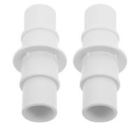 Kichvoe 2pcs Pool Hose Adapter for Vacuum Hose Coupling for Pool Pumps Compatible with 1-1/4 and 1-1/2 Inch Tubing Made of Sturdy Sbr Material with Quick Disassembly Structure for Easy