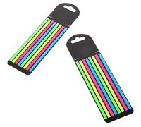 Kichvoe 2pcs Professional Reading Strips Pet Mark Accessory Exquisitely Crafted Sturdy Fluorescence Highlight Strips Easy to Use Eye-catching Message Practical Gift for Offices