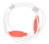 Kichvoe 2pcs Red Wine Filter Tubing Siphon Hose with Filter Manual Wine Making Transfer Syphon Tool for Home Brewing and Bottling
