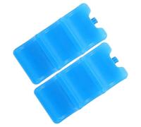 Kichvoe 2pcs Reusable Freezer Blocks for Cooler Bags 600ml Blue Ice Packs Cooling Crystal Boxes for Lunch Bags Easy Maintenance Large Pe Material for Travel and Home Cold Storage