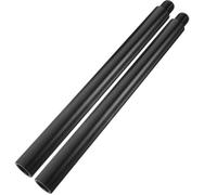 Kichvoe 2pcs Reverse Thread Extension Pole Straight Metal Tube Speaker Pole Mount Accessory for Subwoofer Bracket Compatible with Speaker Mounting