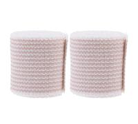 Kichvoe 2pcs Striped Self-Adhesive Sports with Reinforced Hook and Loop Fasteners, High Rubber String Compression Support Wraps for Wrist and Ankle