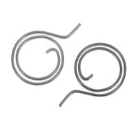 Kichvoe 2pcs Torsion Return Spring Replacement - 28mm x 42mm x 20mm for Door Handles - Flat and Round Spring Wire - Door Handles Lock Internal Repair Replacement