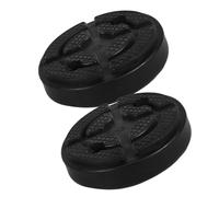 Kichvoe 2pcs Two Post Car Lift Rubber Pads, round Heavy Duty Jacking Stand Accessories Large Non-slip Rubber Blocks for Vehicle Lifts, Suitable for Home Garage and Auto Repair