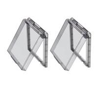 Kichvoe 2pcs Wall Plate Panel Box for Light Switch Abs Waterproof Safety Switch Cover and Wide Opening Angle for Outdoor and Kitchen Use to Extend Socket Life