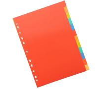 Kichvoe 3 Sets A4 Dividers Plastic Binder Divider 12-Part Index Tabs Separate Documents Add Organization Separator Tabs Design for Office Use