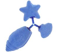 Kichvoe 3pcs Aquarium Air Stones Set for Fish Tank Oxygen Pump Accessories - Sea Star, Conch, Shell Shapes - Small Bubble Diffusers for Aquarium Air Pump Supplies