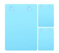 Kichvoe 3pcs Fish Breeding Spawning Plate Egg Laying Plate Breeding Stone Plastic Blue with Suction Cup for Aquarium Decoration and Aquatic Organisms