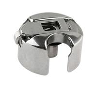 Kichvoe 3pcs Metal Flat Car Shuttle Bobbin Case Replacement Accessory for Sewing Machines, Sturdy and Lightweight Bobbin Sleeve for Household Use in Silver