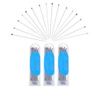 Kichvoe 4 Boxes Stainless Steel Butterfly Mounting Pins with Plastic Vials, Entomology Pinning Tools for School Lab and Outdoor Insect Collection, Science Classroom Supplies for Students