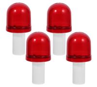 Kichvoe 4 Pack Traffic Cone Flasher Warning Light Flashing Light for Cone Traffic Warning for Parking Roadside Safety and Emergency Management