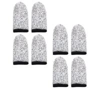 Kichvoe 4 Pairs Black Pet Finger Toothbrushes for Dog Cat Teeth Cleaning, Soft Silicone Dental Care Tool to Remove Plaque and Freshen Breath, Suitable for Puppy Oral Hygiene