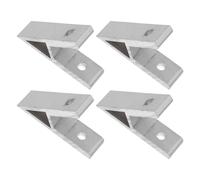 Kichvoe 4pcs 2020 Aluminum Corner Bracket Set with 45 and 135 Degree Angles, Versatile Compatibility and Easy Installation for DIY Projects