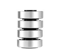 Kichvoe 4pcs Anti Vibration Amplifier Feet Pad Speaker Isolation Feet Pads Aluminium Alloy Plastic Rubber Shock Absorption Cushion for Speaker and Amplifier