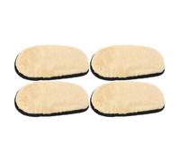 Kichvoe 4pcs Car Wash Glove Mitt Set Made of Soft Faux Lambswool and Sturdy Microfiber, Scratch-free Cleaning Gloves for Car Washing and Household Cleaning, Suitable for Windows and Glass