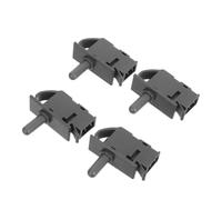Kichvoe 4pcs Fridge Door Switch Replacement, 2 Pin Normally Closed Refrigerator Light Switch with Reliable Performance and Easy Installation for Small Commercial and Residential Use